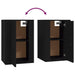 Wall Mounted Tv Cabinets 2 Pcs Black 40x34.5x60 Cm Nollpk
