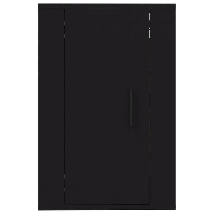 Wall Mounted Tv Cabinets 2 Pcs Black 40x34.5x60 Cm Nollpk