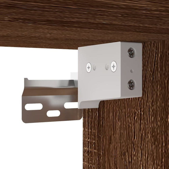 Wall Mounted Tv Cabinets 2 Pcs Brown Oak 40x34.5x60 Cm