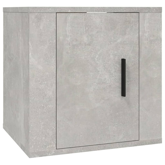 Wall Mounted Tv Cabinets 2 Pcs Concrete Grey 40x34.5x40 Cm