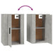 Wall Mounted Tv Cabinets 2 Pcs Concrete Grey 40x34.5x60 Cm