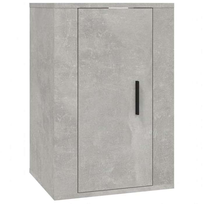 Wall Mounted Tv Cabinets 2 Pcs Concrete Grey 40x34.5x60 Cm