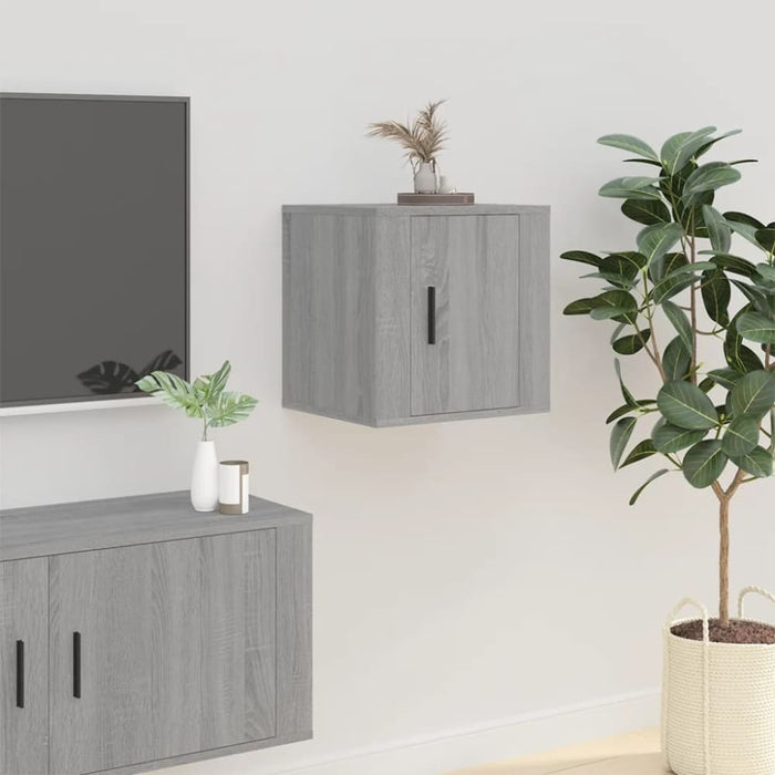 Wall Mounted Tv Cabinets 2 Pcs Grey Sonoma 40x34.5x40 Cm