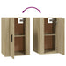 Wall Mounted Tv Cabinets 2 Pcs Sonoma Oak 40x34.5x60 Cm