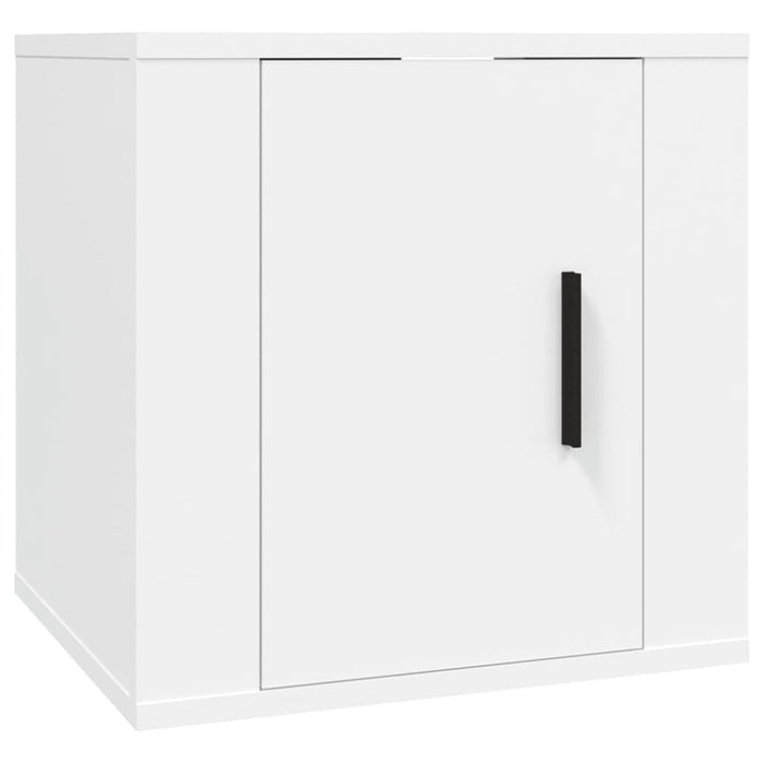 Wall Mounted Tv Cabinets 2 Pcs White 40x34.5x40 Cm Nollao