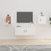 Wall Mounted Tv Cabinets 2 Pcs White 40x34.5x40 Cm Nollao