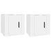 Wall Mounted Tv Cabinets 2 Pcs White 40x34.5x40 Cm Nollao