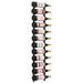 Wall Mounted Wine Rack for 12 Bottles Black Iron Xnxall