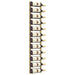 Wall Mounted Wine Rack for 12 Bottles Gold Iron Tabnnb