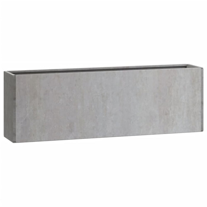 Wall Planters 2 Pcs Grey Corten Steel 53x10x17 Cm Nxtlnl