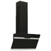 Wall Range Hood 60 Cm Steel And Tempered Glass Black Polli