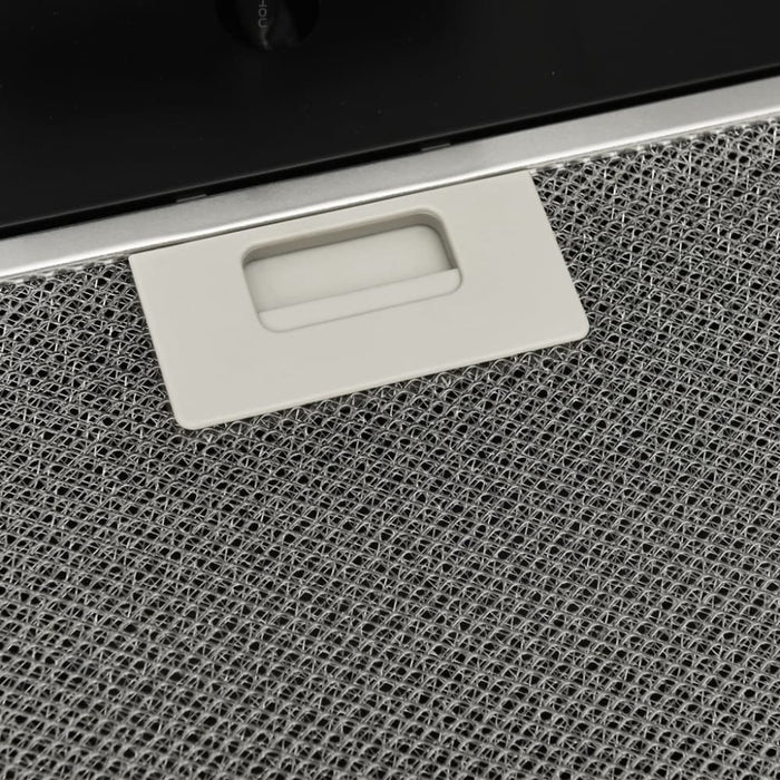 Wall Range Hood 60 Cm Steel And Tempered Glass Black Polli