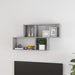 Wall Shelf Concrete Grey 100x18x53 Cm Chipboard Nbiola