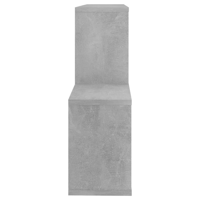Wall Shelf Concrete Grey 100x18x53 Cm Chipboard Nbiola