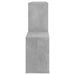 Wall Shelf Concrete Grey 100x18x53 Cm Chipboard Nbiola