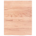 Wall Shelf Light Brown 40x50x2 Cm Treated Solid Wood Oak