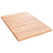 Wall Shelf Light Brown 40x60x2 Cm Treated Solid Wood Oak