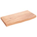 Wall Shelf Light Brown 60x30x4 Cm Treated Solid Wood Oak