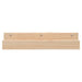 Wall Shelves 2 Pcs 50x12x9 Cm Solid Wood Pine Nxtpna