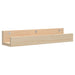 Wall Shelves 2 Pcs 50x12x9 Cm Solid Wood Pine Nxtpna