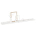Nz Local Stock-wall Shelves 2 Pcs Glossy Look White Txllpb