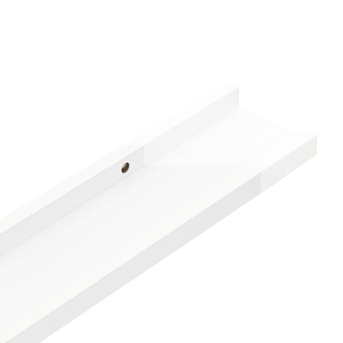 Nz Local Stock-wall Shelves 2 Pcs Glossy Look White Txllpb
