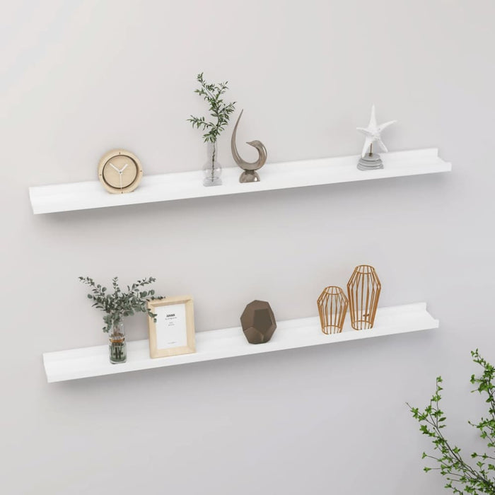 Wall Shelves 2 Pcs White Txllpn