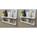 Wall Shelves 4 Pcs White 100 Cm Xipkkk