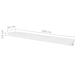 Wall Shelves 4 Pcs White 100 Cm Xipkkk