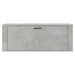 Wall Shoe Cabinet Concrete Grey 100x35x38 Cm Engineered Wood