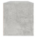 Wall Shoe Cabinet Concrete Grey 100x35x38 Cm Engineered Wood
