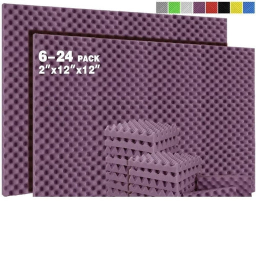 Wall Soundproofing Panels Large 6/12/24pcs Egg Crate