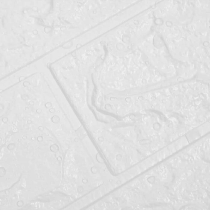 3d Wallpaper Bricks Self-adhesive 10 Pcs White Opbion