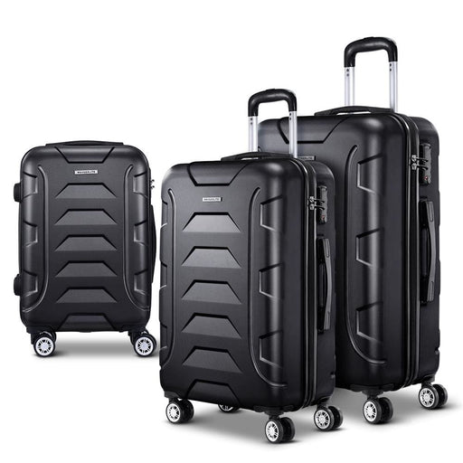 Wanderlite 3pcs Carry On Luggage Sets Suitcase Tsa Travel