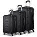Wanderlite 3pcs Carry on Luggage Sets Suitcase Tsa Travel