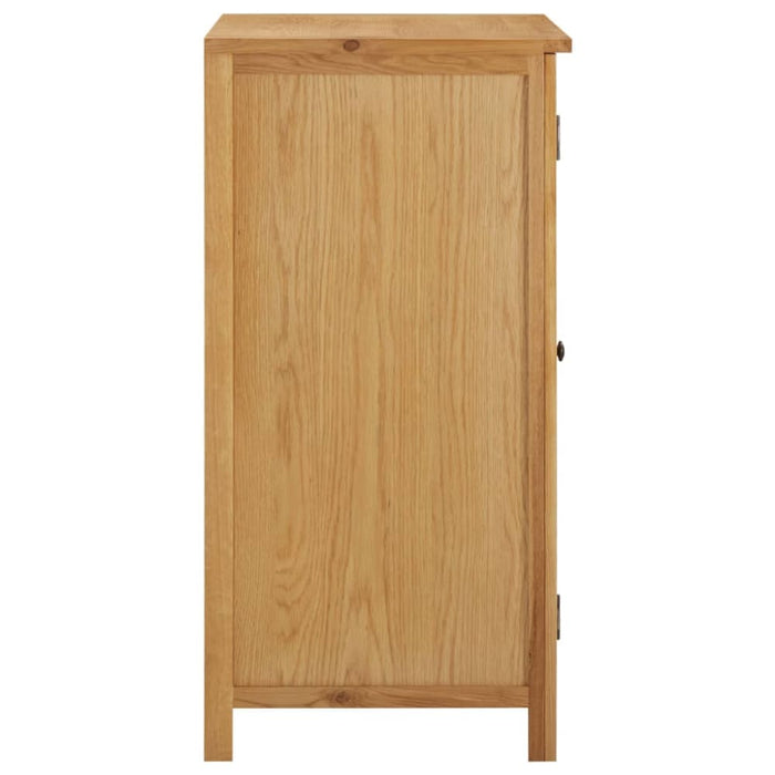 Wardrobe 76x52x105 Cm Solid Oak Wood Xnkokk