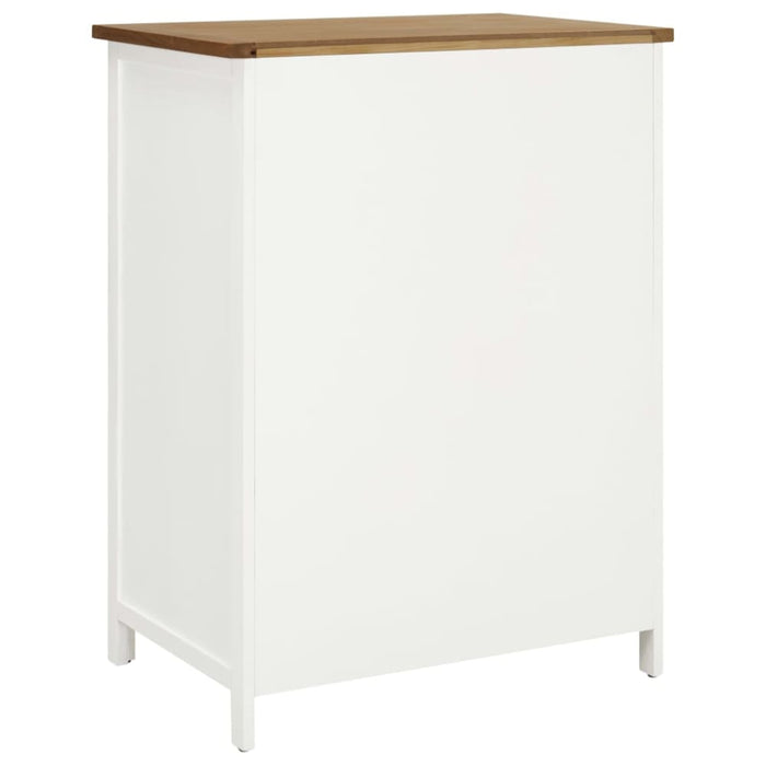 Wardrobe 76x52x105 Cm Solid Oak Wood Xnkxbk