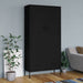Wardrobe Black 90x50x180 Cm Steel Ttlxpb