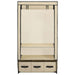 Wardrobe Cream 87x49x159 Cm Fabric Xnxapk