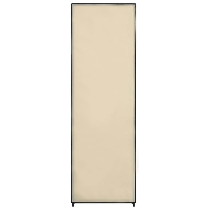 Wardrobe Cream 87x49x159 Cm Fabric Xnxapk