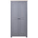 Wardrobe Grey 80x50x171.5 Cm Solid Pine Panama Range Xnxllp