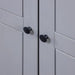 Wardrobe Grey 80x50x171.5 Cm Solid Pine Panama Range Xnxllp