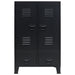Wardrobe Metal Industrial Style 67x35x107 Cm Black Xapklb