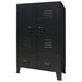 Wardrobe Metal Industrial Style 67x35x107 Cm Black Xapklb