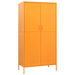 Wardrobe Mustard Yellow 90x50x180 Cm Steel Ttlxap
