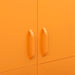 Wardrobe Mustard Yellow 90x50x180 Cm Steel Ttlxap