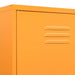 Wardrobe Mustard Yellow 90x50x180 Cm Steel Ttlxap