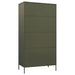 Wardrobe Olive Green 90x50x180 Cm Steel Ttlxat