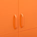 Wardrobe Orange 90x50x180 Cm Steel Ttlxal