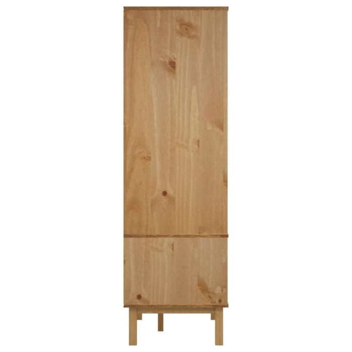 Wardrobe Otta 76.5x53x172 Cm Solid Wood Pine Tanpnn